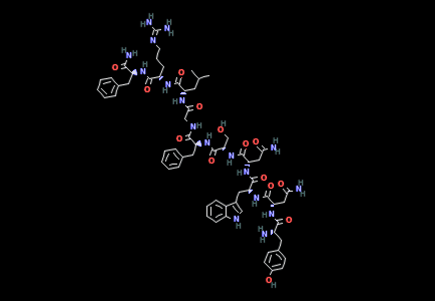 Kisspeptin-10 molecular structure